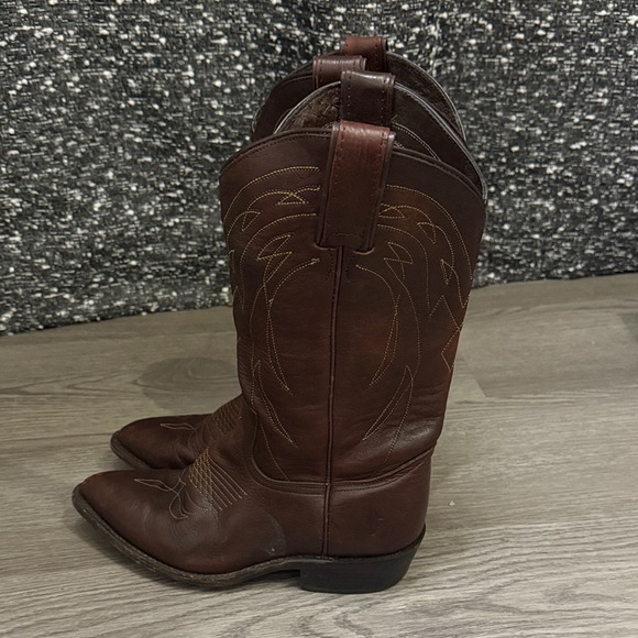 Frye Billy Pull On Cowboy Boots - Picture 3 of 8